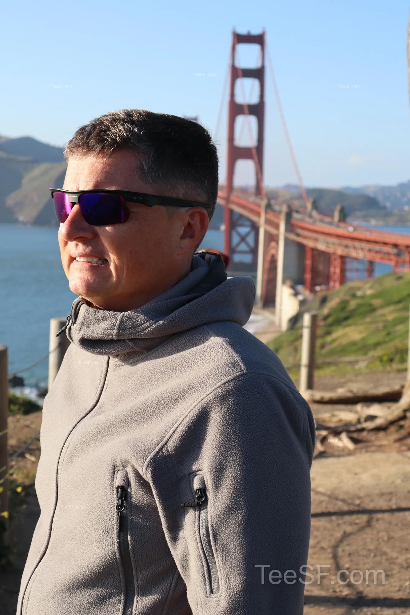 golden Gate Bridge Overlook Portrait during a Stripe Sessions 2026 visit in San Francisco.